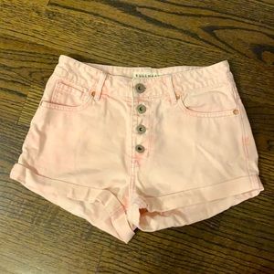 Pacsun high waisted shorts- light pink